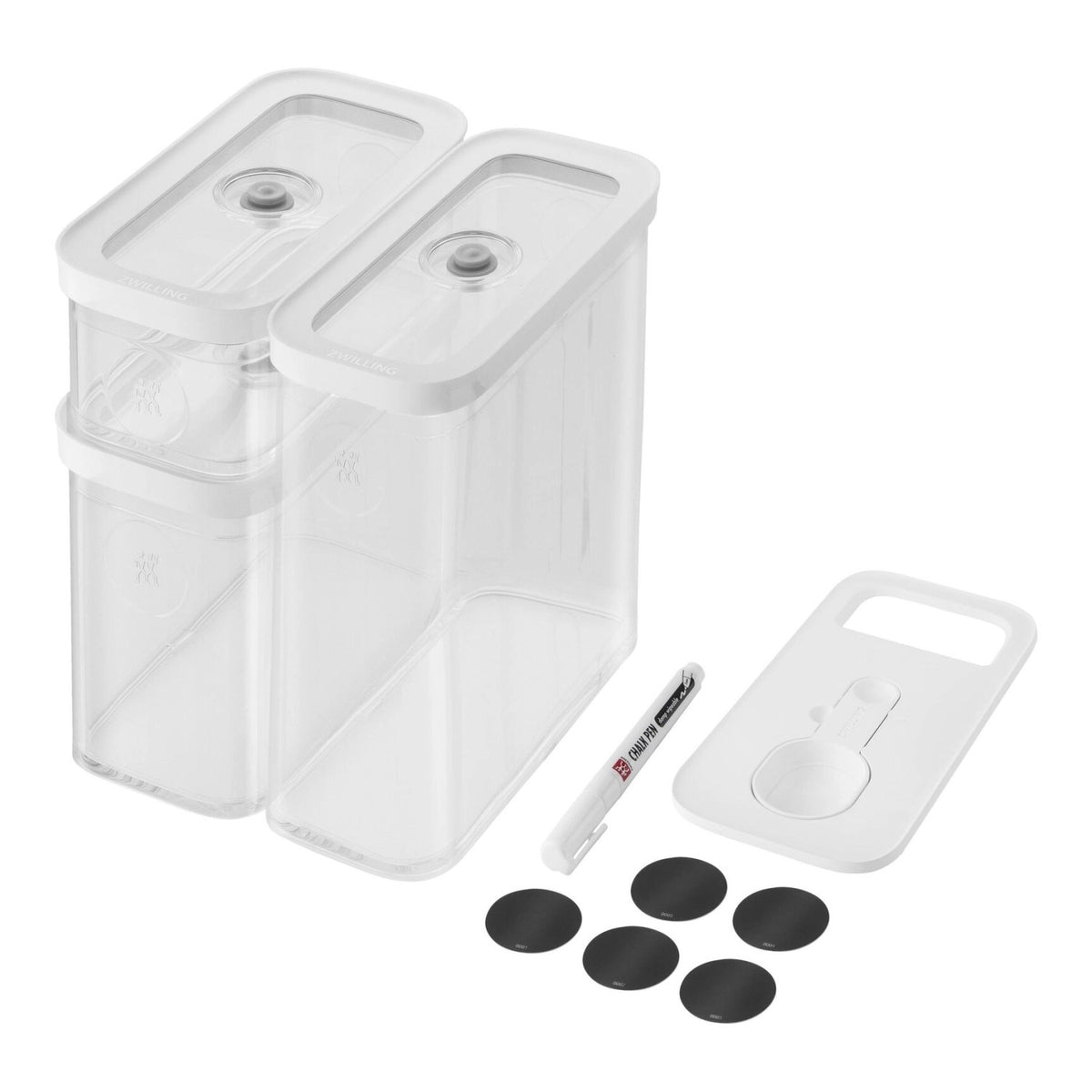 5tlg. Fresh & Save CUBE Box Set M in Transparent präsentiert im Onlineshop von KAQTU Design AG. Aufbewahrungsbeutel ist von Zwilling