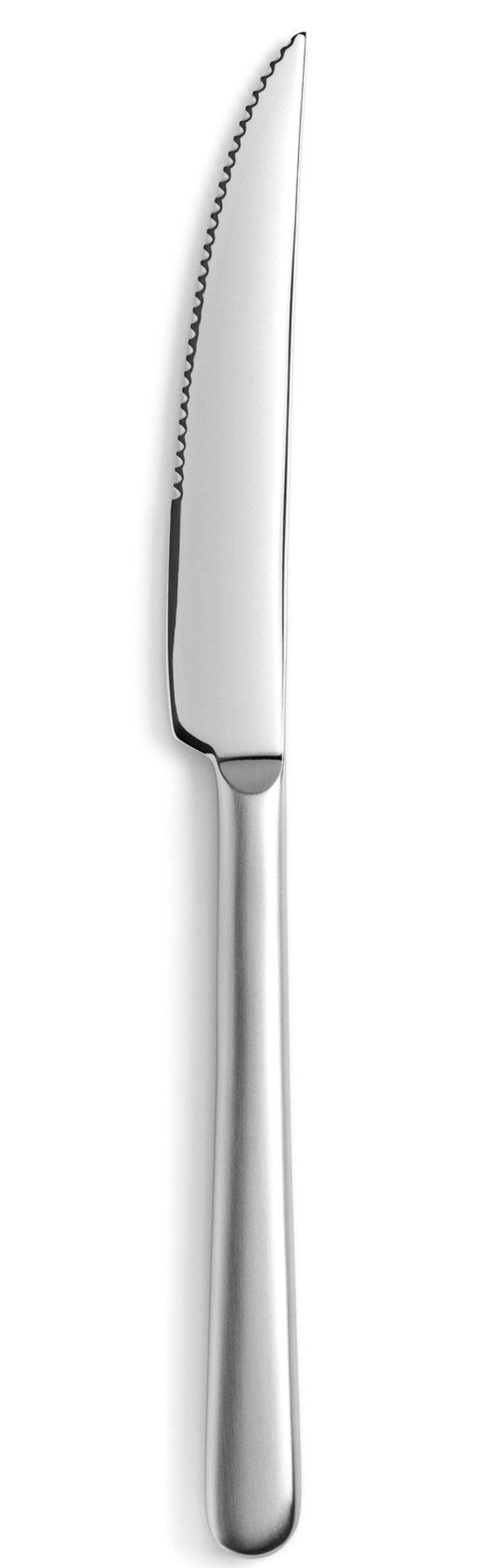 Courchevel Steakmesser edelstahl matt in Silber präsentiert im Onlineshop von KAQTU Design AG. Besteck ist von Revol