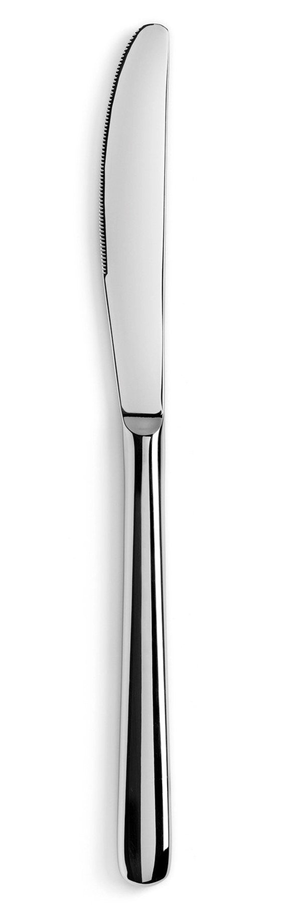 Courchevel Tafelmesser edelstahl glänzend in Silber präsentiert im Onlineshop von KAQTU Design AG. Besteck ist von Revol