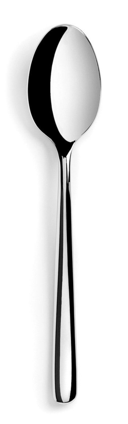 Courchevel Dessertlöffel edelstahl glänzend in Silber präsentiert im Onlineshop von KAQTU Design AG. Besteck ist von Revol