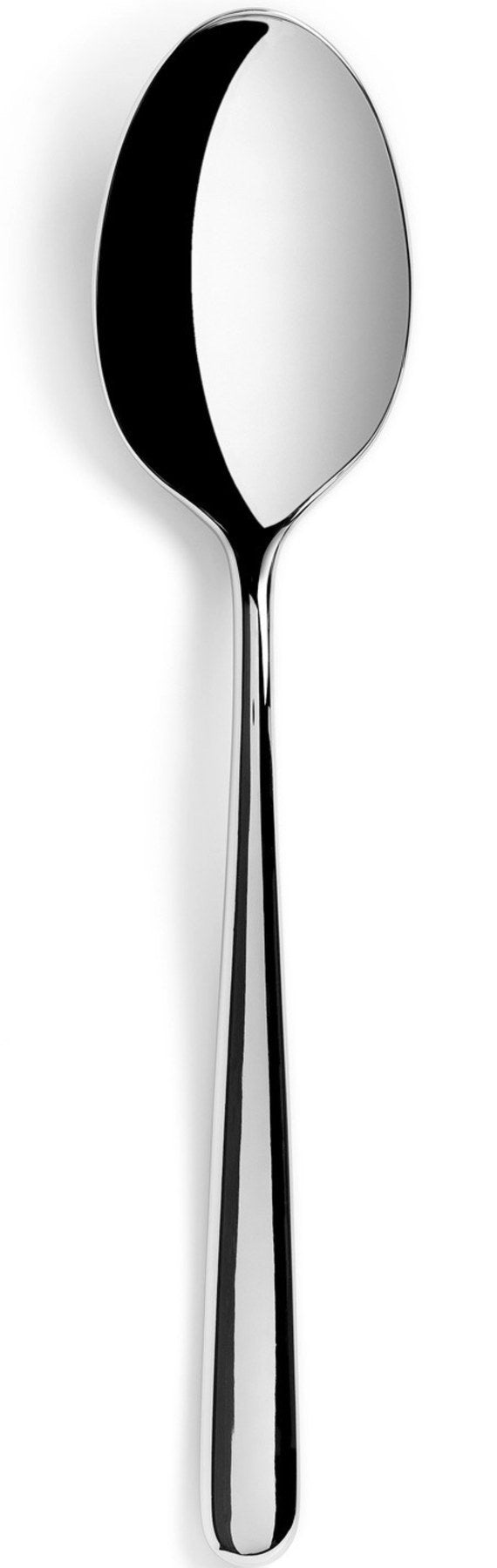 Courchevel Suppenlöffel edelstahl glänzend in Silber präsentiert im Onlineshop von KAQTU Design AG. Besteck ist von Revol