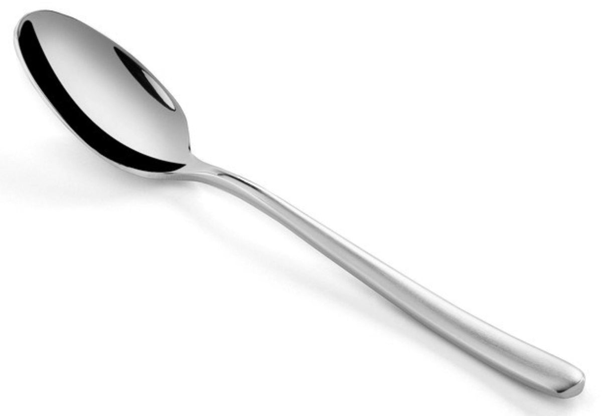 Courchevel Teelöffel Inox matt in Silber präsentiert im Onlineshop von KAQTU Design AG. Besteck ist von Revol