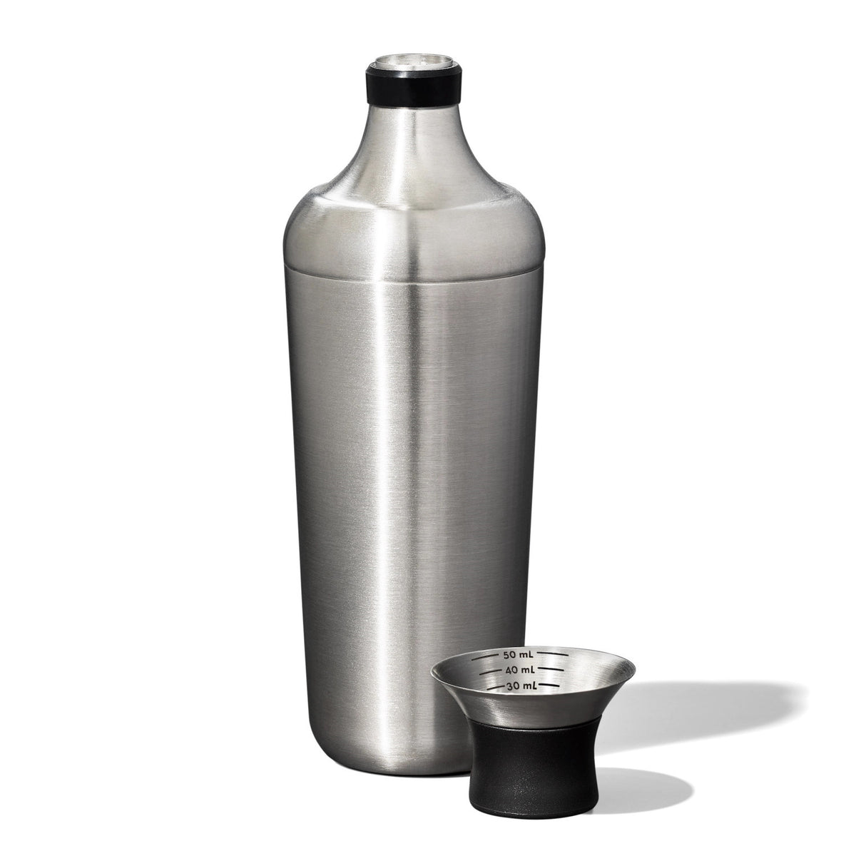 Good Grips Cocktailshaker Stahl, Einwandig in Silber präsentiert im Onlineshop von KAQTU Design AG. Barzubehör ist von OXO