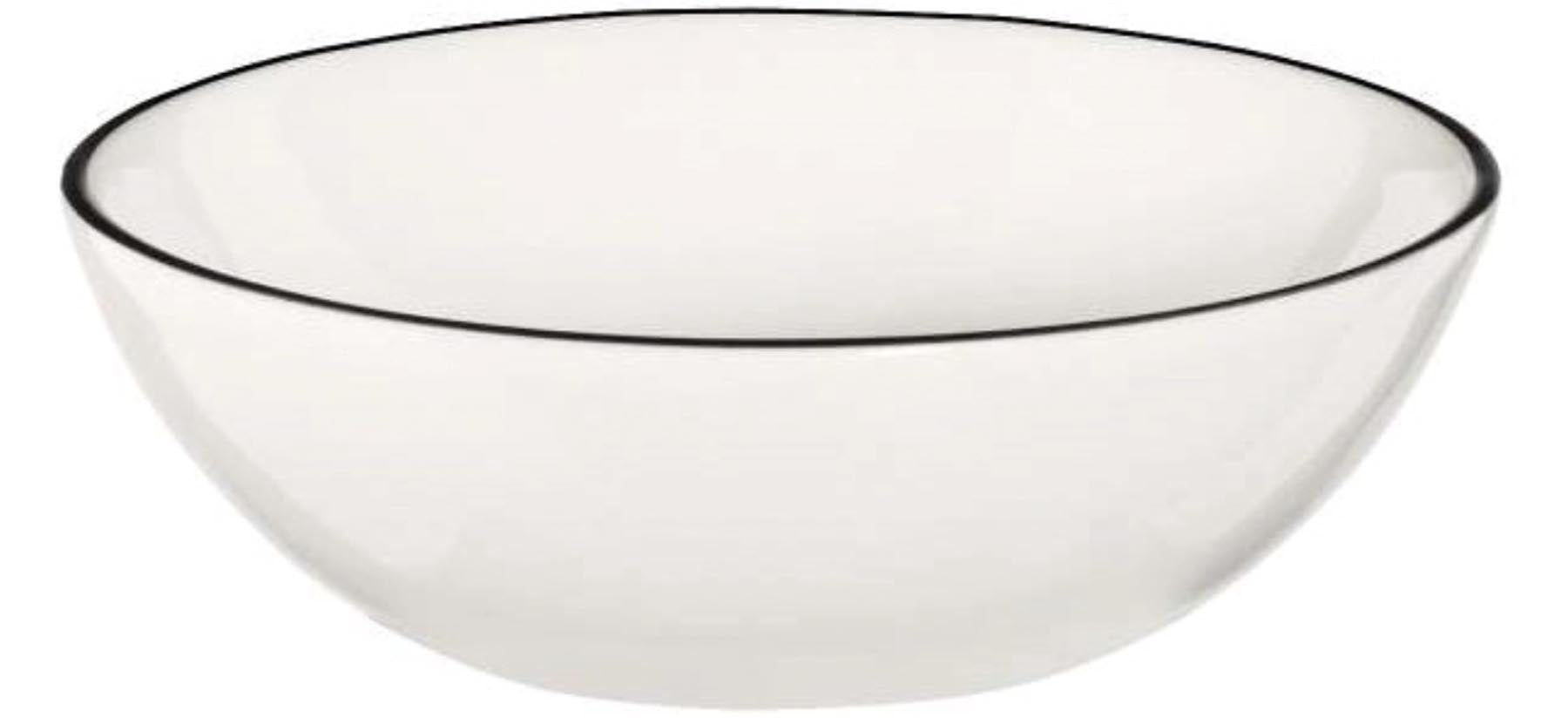 À Table ligne noire Schälchen 11.5x3.5cm in Weiss präsentiert im Onlineshop von KAQTU Design AG. Schale ist von ASA Selection