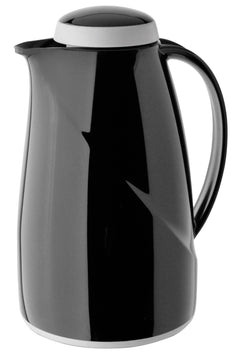 Wave 1.5L Black Insulated Pitcher, dishwasher-safe