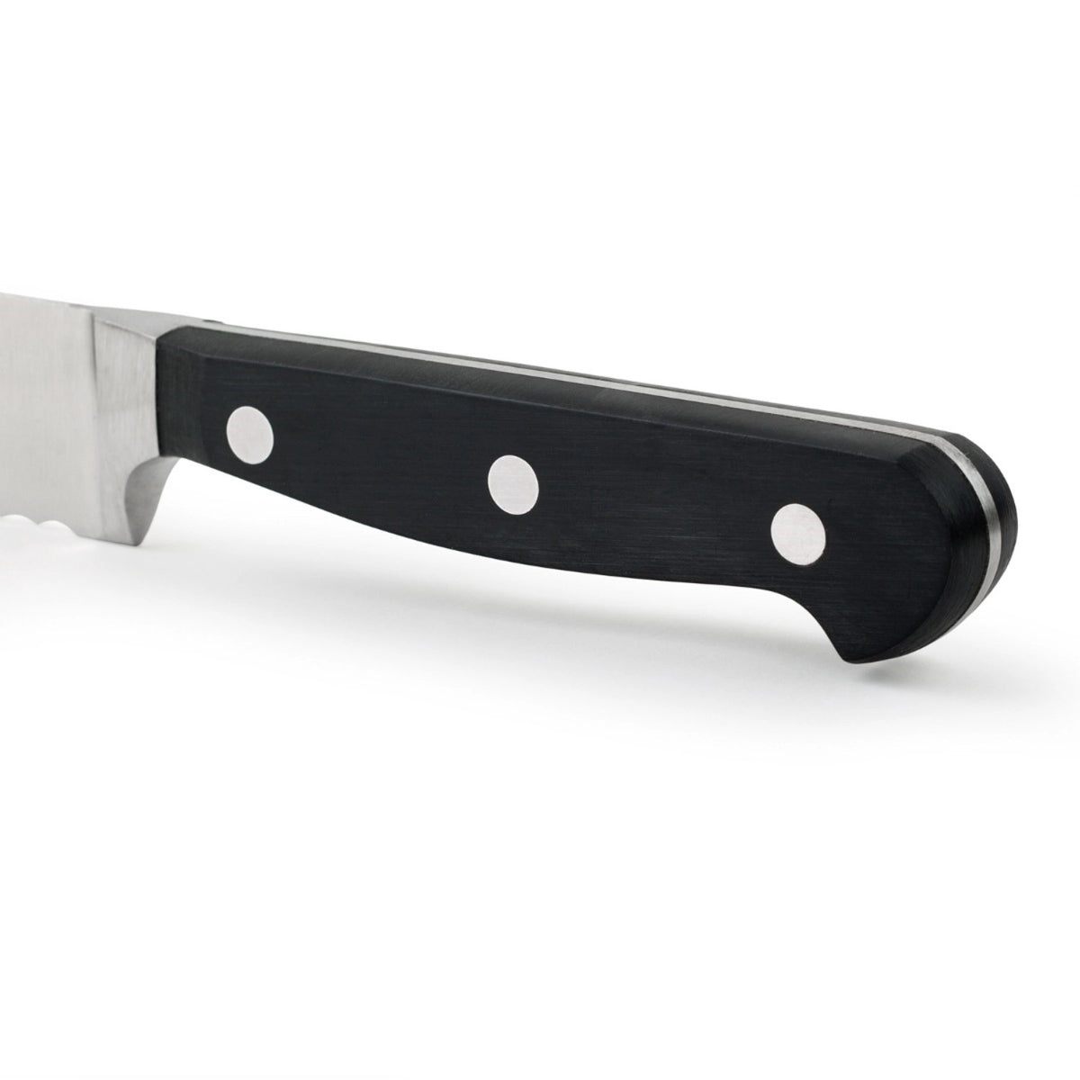 Clasica Brotmesser geschmiedet Klinge 18cm in Schwarz präsentiert im Onlineshop von KAQTU Design AG. Küchenmesser ist von Arcos