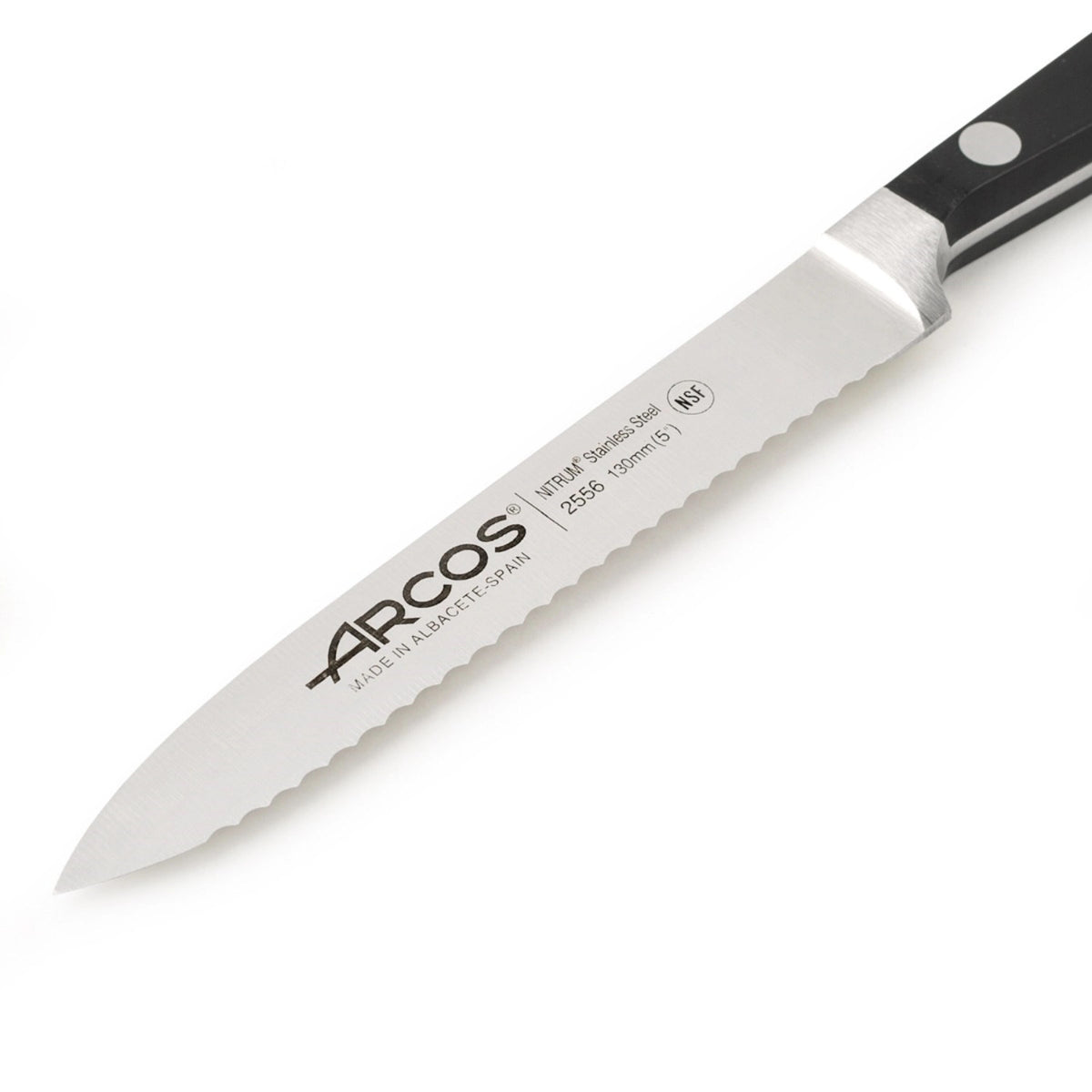 Clasica Allzweckmesser geschmiedet Klinge 13cm in Schwarz präsentiert im Onlineshop von KAQTU Design AG. Küchenmesser ist von Arcos