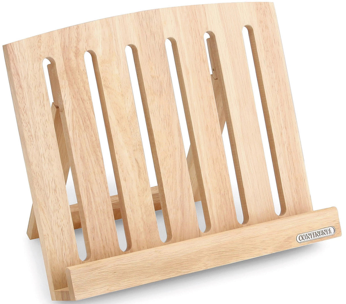 Gummibaum Kochbuchhalter, 28x24x6 cm in Braun präsentiert im Onlineshop von KAQTU Design AG. Aufbewahrungsbehälter ist von Continenta