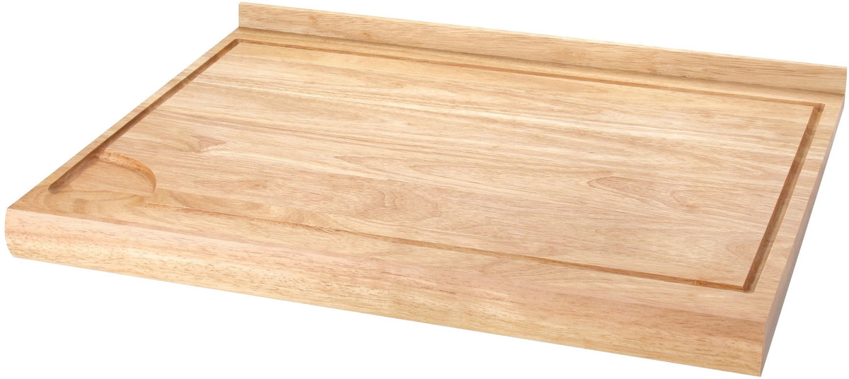 Gummibaum Back- und Arbeitsbrett 62x46.5x4.5 cm in Braun präsentiert im Onlineshop von KAQTU Design AG. Schneidbrett ist von Continenta