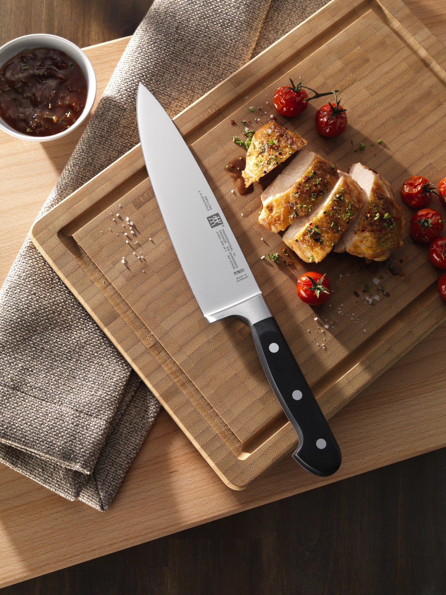 Couteau de cuisinier "S" professionnel 200 mm
