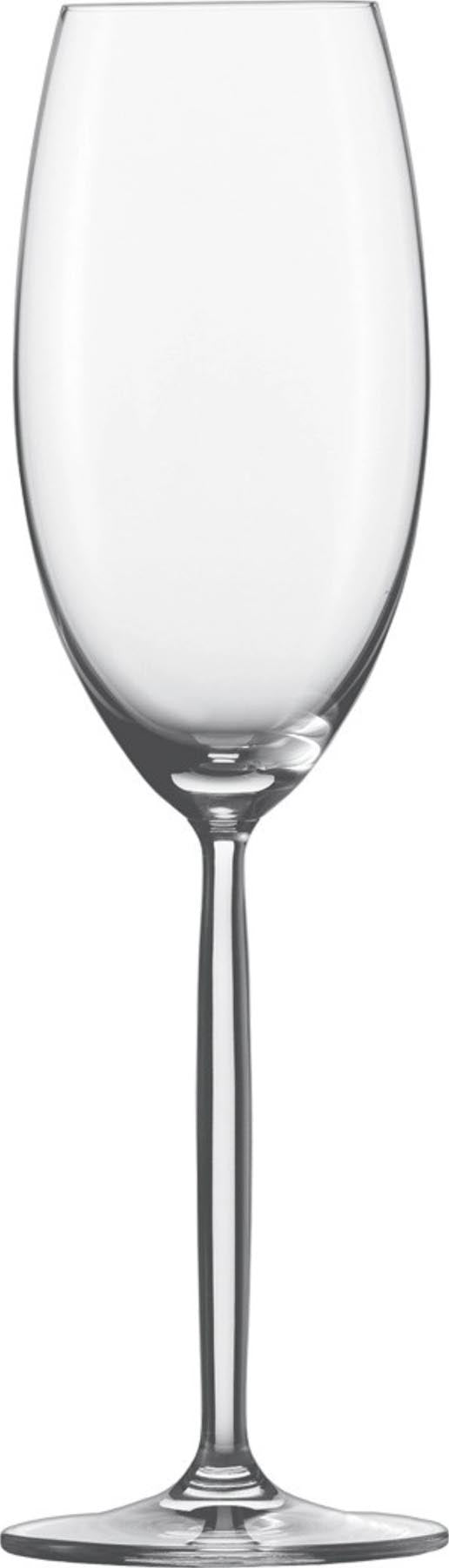 Diva 77-Muse Champagnerkelch 29cl  1dl geeicht in Transparent präsentiert im Onlineshop von KAQTU Design AG. Glas ist von Zwiesel