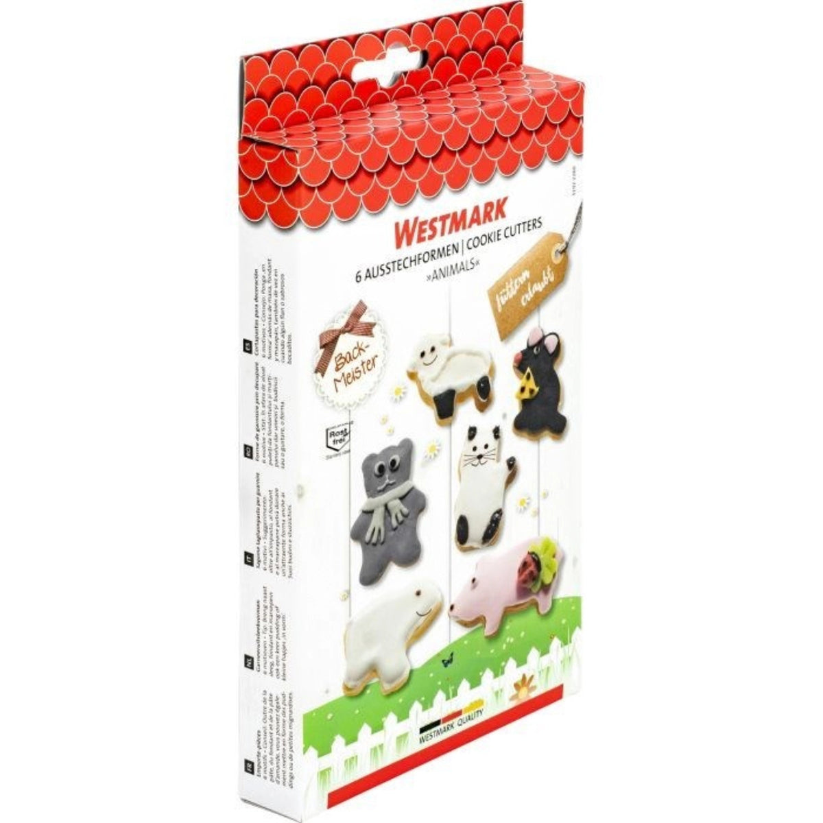 6-tlg. Set Ausstechform Animals in Silber präsentiert im Onlineshop von KAQTU Design AG. Ausstecher ist von Westmark