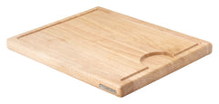 Tavola per intagliare l'albero della gomma oliata, 37x29x2,4 cm