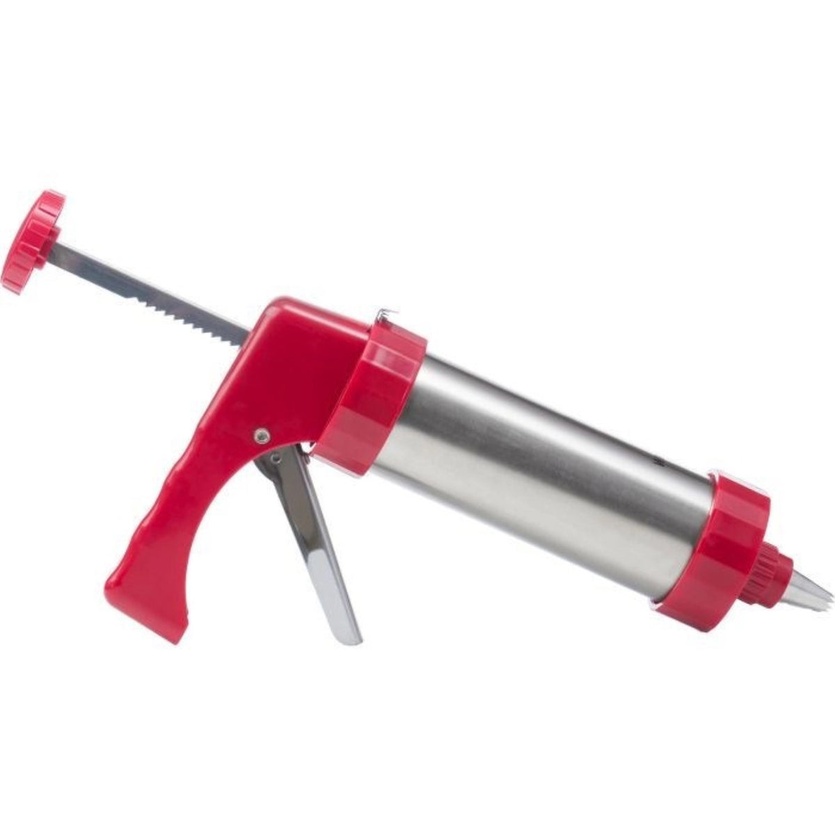 Gebäckpresse u. Garnierspritze m. Formscheiben, Tüllen u. Ad in Rot präsentiert im Onlineshop von KAQTU Design AG. Küchenhelfer ist von Westmark