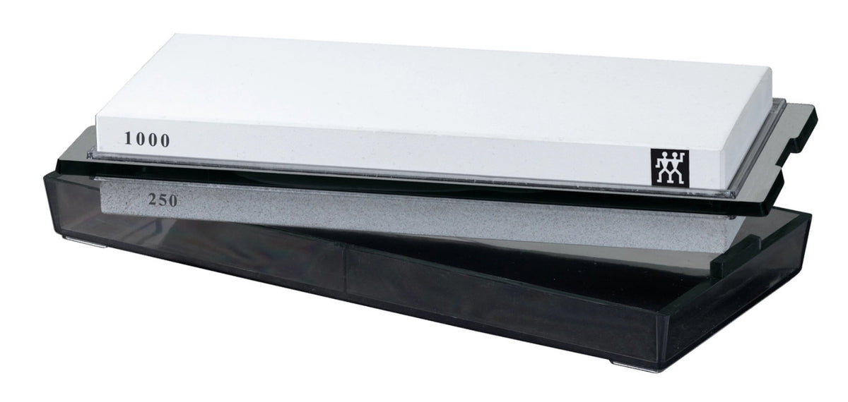 Wetzstein TWIN Stone Pro 250/1000, 20x8.5x4 cm in Schwarz präsentiert im Onlineshop von KAQTU Design AG. Küchenmesser ist von Zwilling Kitchen