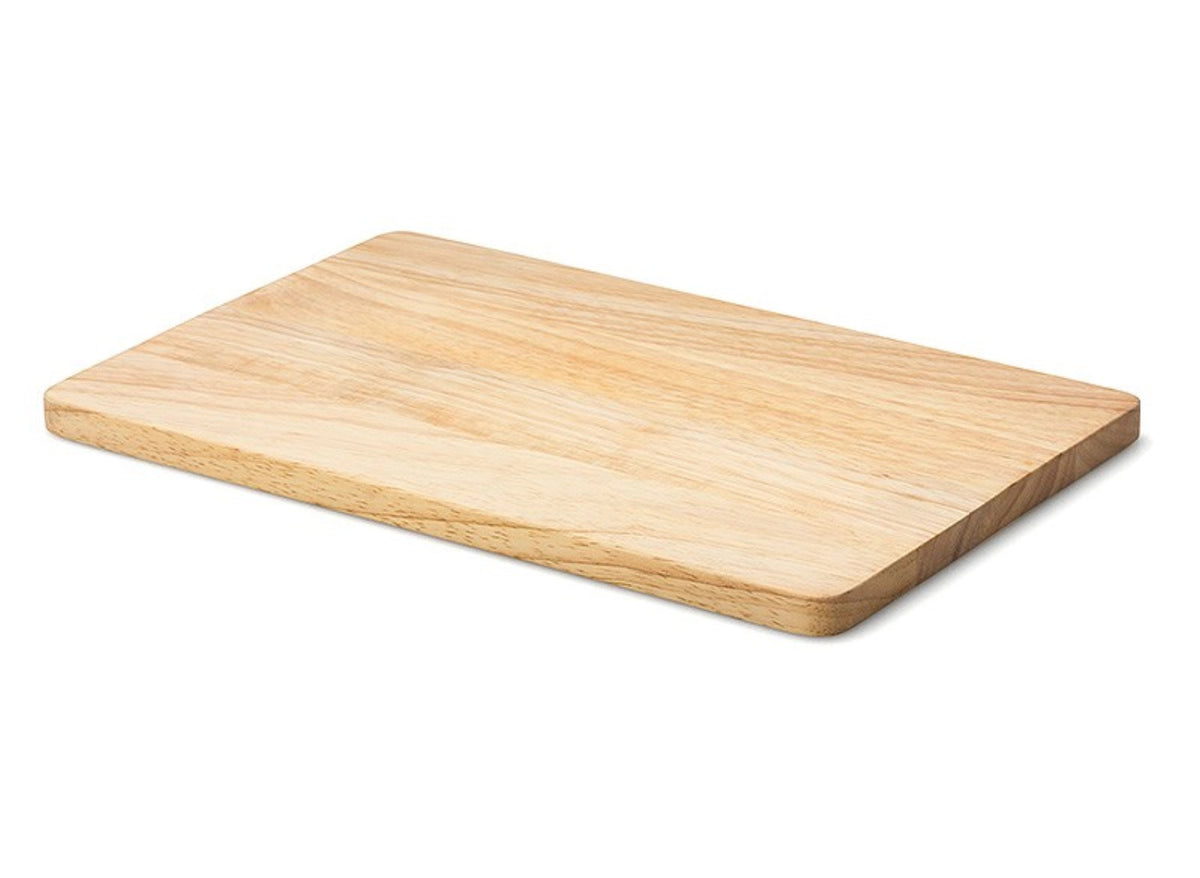 Gummibaum geölt Schneidebrett, 34x22x1,5 cm in Braun präsentiert im Onlineshop von KAQTU Design AG. Schneidbrett ist von Continenta