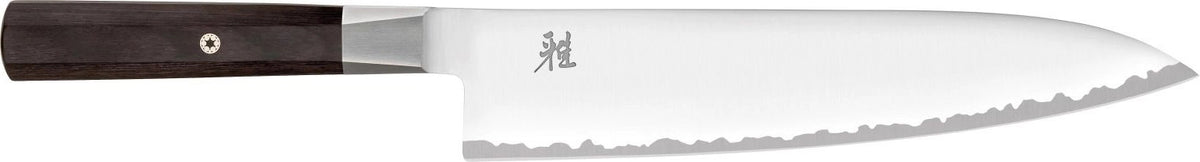 MIYABI 4000FC Gyutoh, 240 mm in Silber präsentiert im Onlineshop von KAQTU Design AG. Damastmesser ist von Miyabi