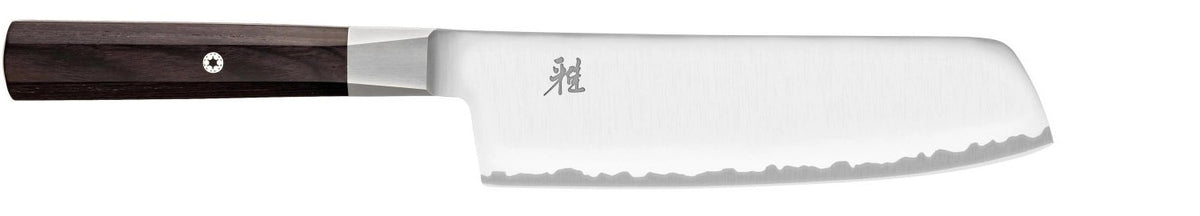 MIYABI 4000FC Nakiri, 170 mm in Silber präsentiert im Onlineshop von KAQTU Design AG. Damastmesser ist von Miyabi