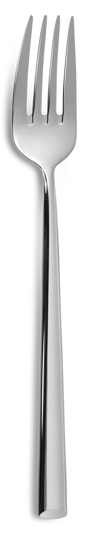 Q5 Lotus Tafelgabel 4mm in Silber präsentiert im Onlineshop von KAQTU Design AG. Besteck ist von Comas