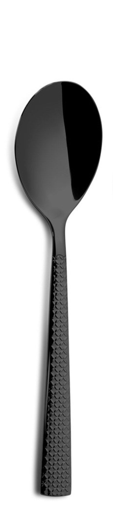Hidraulic Black 18/0 Tafellöffel in Schwarz präsentiert im Onlineshop von KAQTU Design AG. Besteck ist von Comas