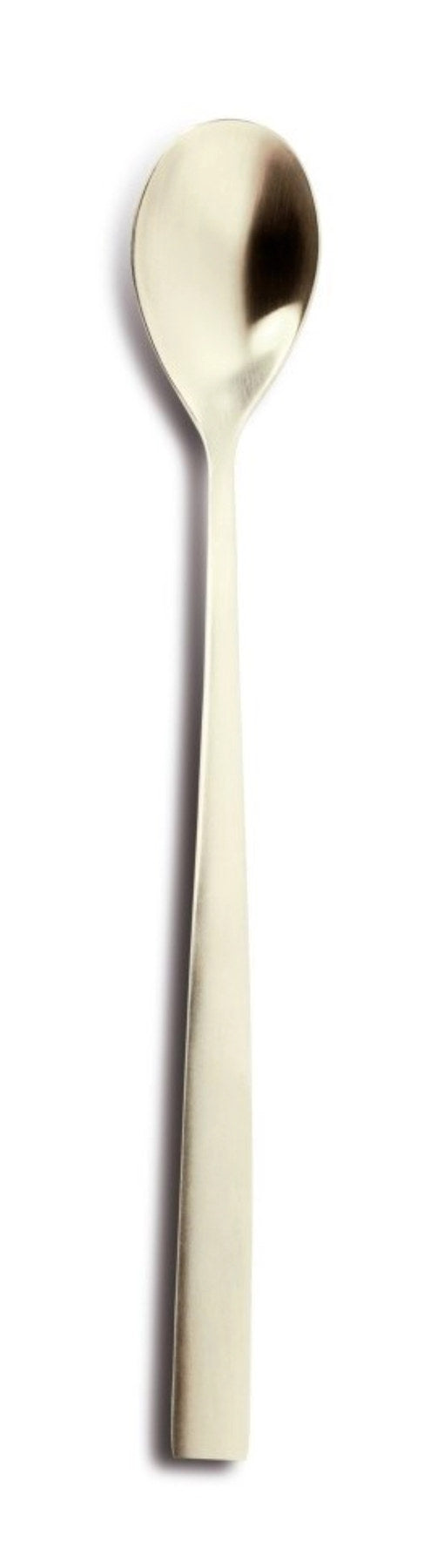 Barcelona Longdrinklöffel 18/0 Champagne matt in Gold präsentiert im Onlineshop von KAQTU Design AG. Besteck ist von Comas