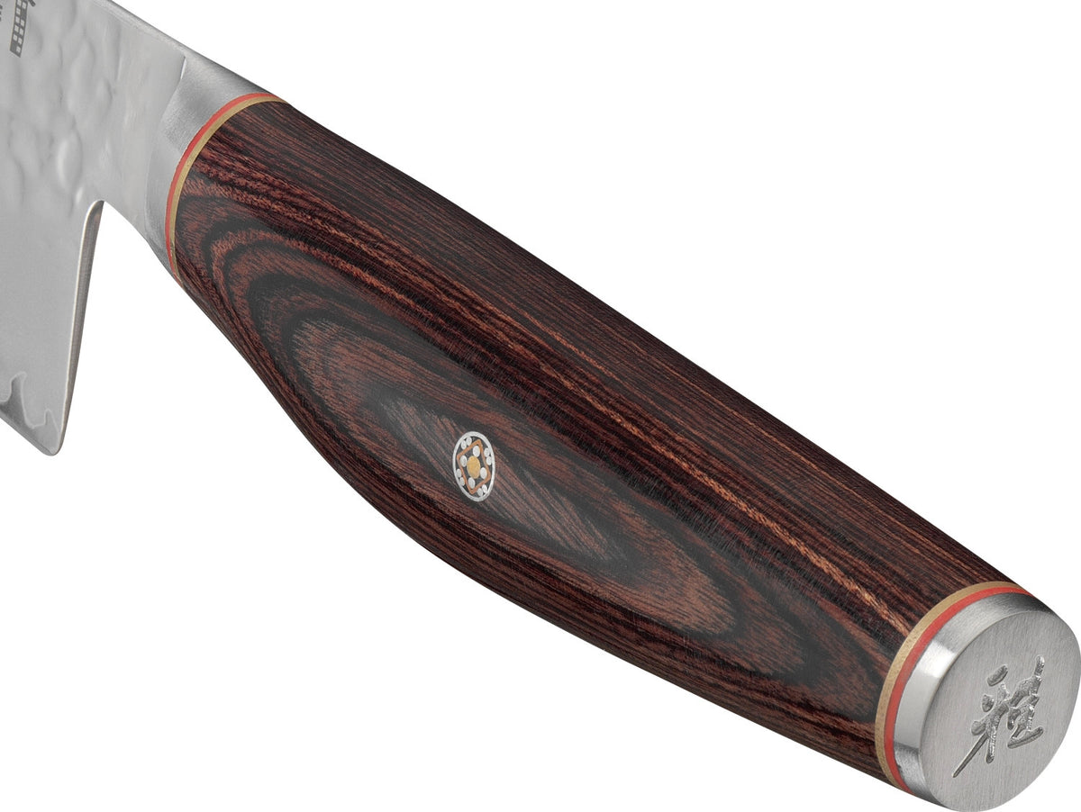 MIYABI 6000MCT Shotoh, 130mm in Braun präsentiert im Onlineshop von KAQTU Design AG. Damastmesser ist von Miyabi