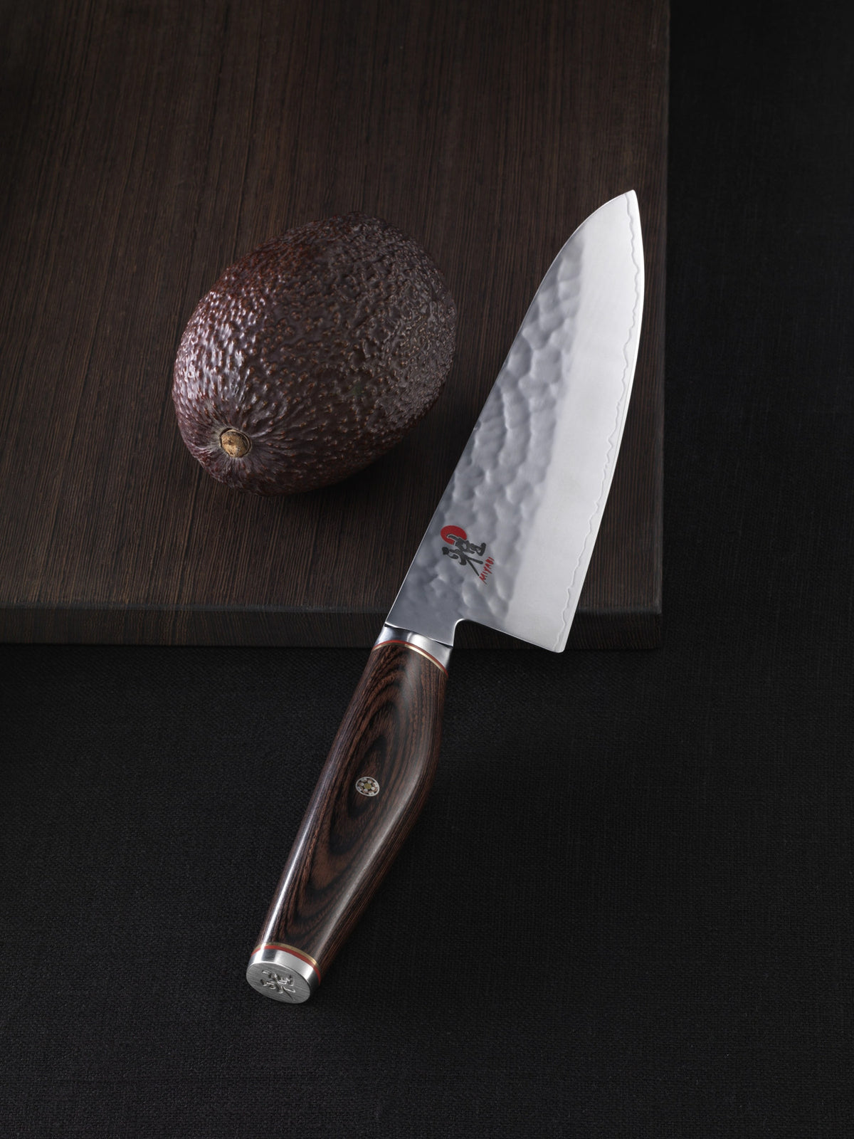 MIYABI 6000MCT Shotoh, 130mm in Braun präsentiert im Onlineshop von KAQTU Design AG. Damastmesser ist von Miyabi