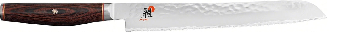 MIYABI 6000MCT Brotmesser, 230mm in Silber präsentiert im Onlineshop von KAQTU Design AG. Damastmesser ist von Miyabi