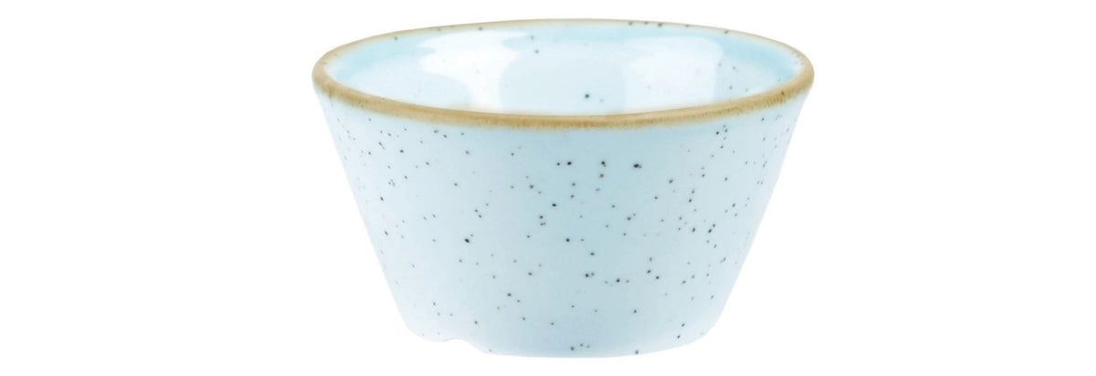 Stonecast Duck Egg Blue Saucenschale 9cl, D8cm H4.4cm in Blau präsentiert im Onlineshop von KAQTU Design AG. Schale ist von Churchill