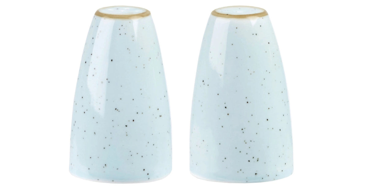 Stonecast Duck Egg Blue Salzstreuer 7cm in Blau präsentiert im Onlineshop von KAQTU Design AG. Salz & Pfeffer ist von Churchill