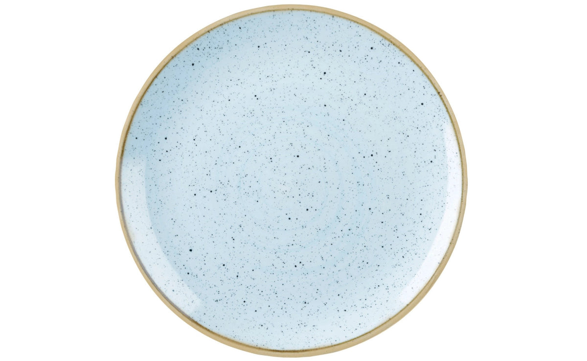 Stonecast Duck Egg Blue Coupe Teller flach 16.5cm in Blau präsentiert im Onlineshop von KAQTU Design AG. Teller ist von Churchill