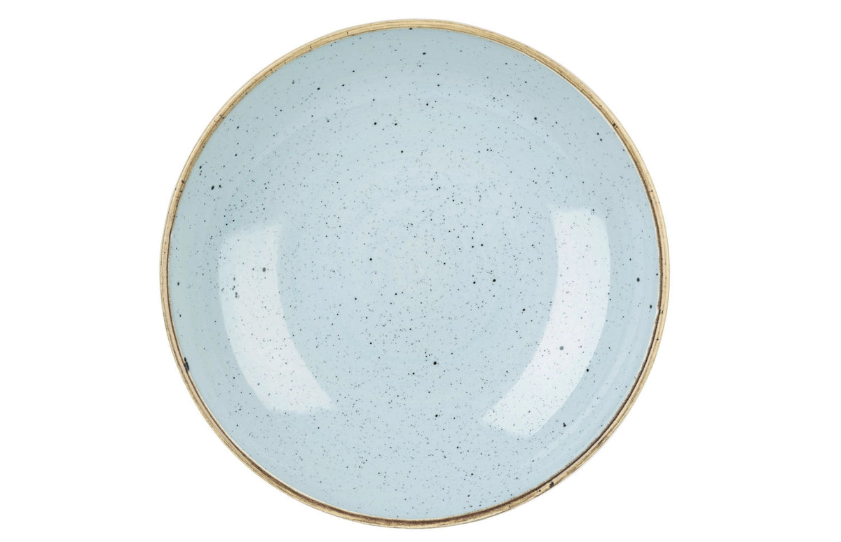 Stonecast Duck Egg Blue Coupe Teller tief 18.2cm in Blau präsentiert im Onlineshop von KAQTU Design AG. Teller ist von Churchill