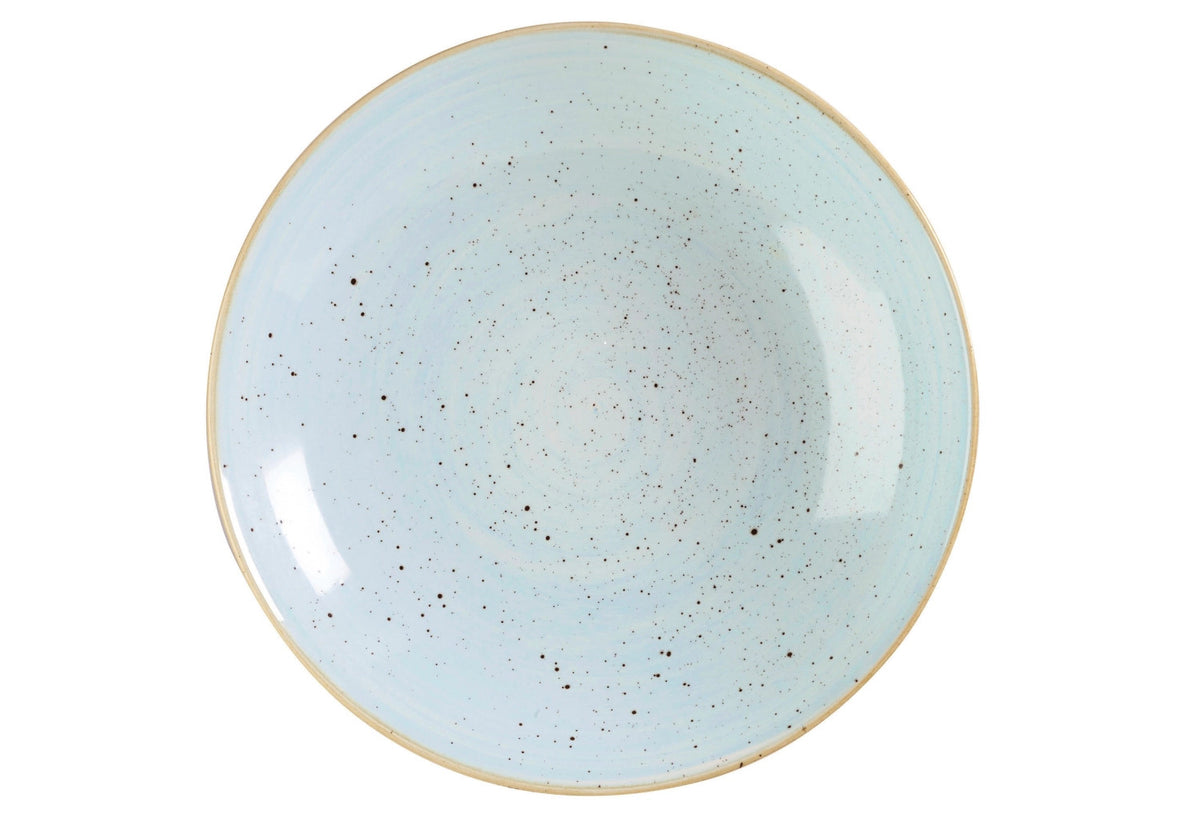 Stonecast Duck Egg Blue Coupe Teller tief 31cm in Blau präsentiert im Onlineshop von KAQTU Design AG. Teller ist von Churchill
