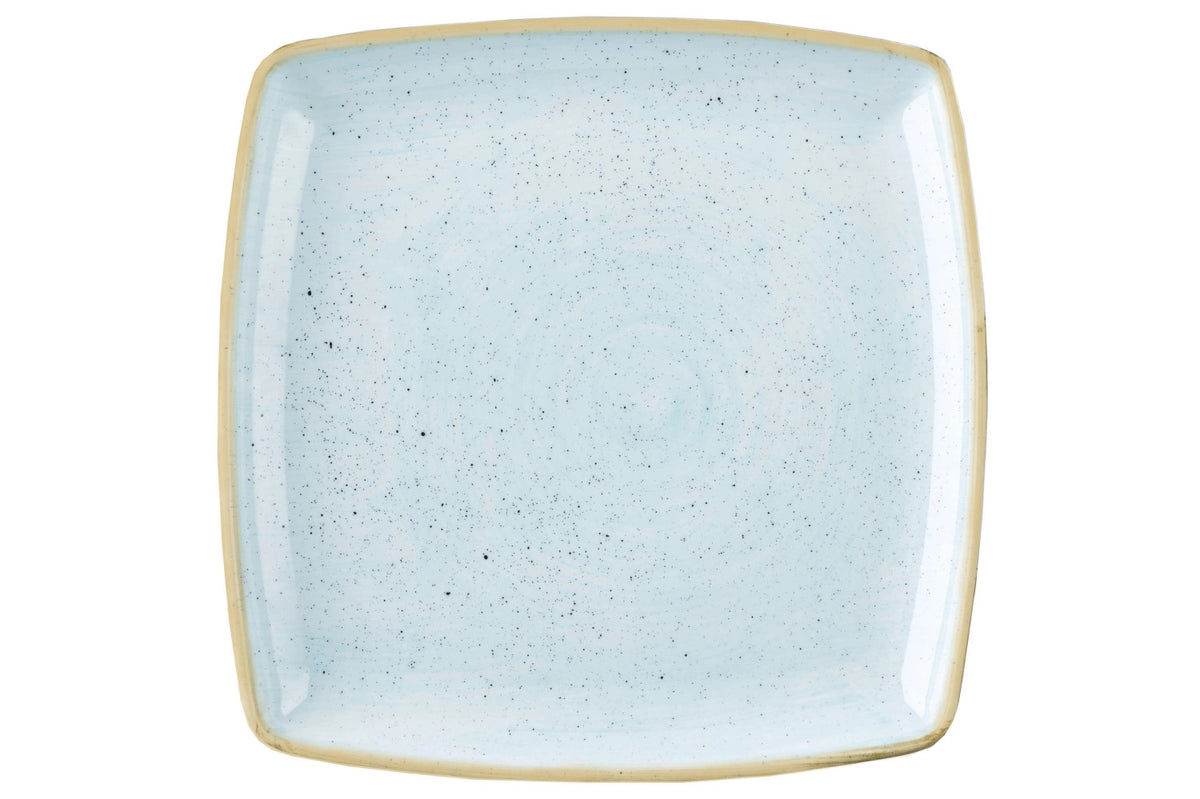 Stonecast Duck Egg Blue Platte quadratisch 26.8x26.8cm in Blau präsentiert im Onlineshop von KAQTU Design AG. Platte ist von Churchill