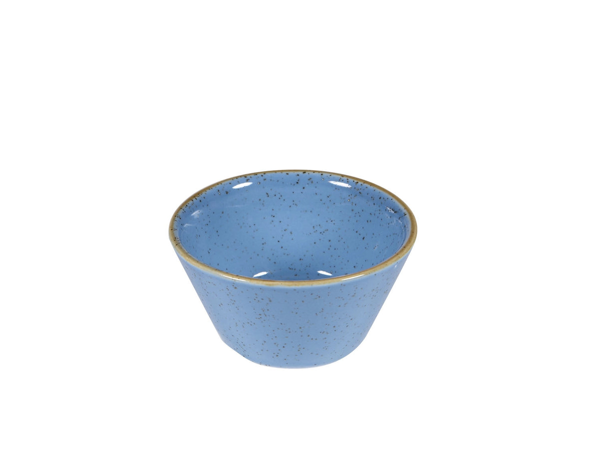 Stonecast Cornflower Blue Saucenschale 9cl, D8cm H4.4cm in Blau präsentiert im Onlineshop von KAQTU Design AG. Kanne ist von Churchill