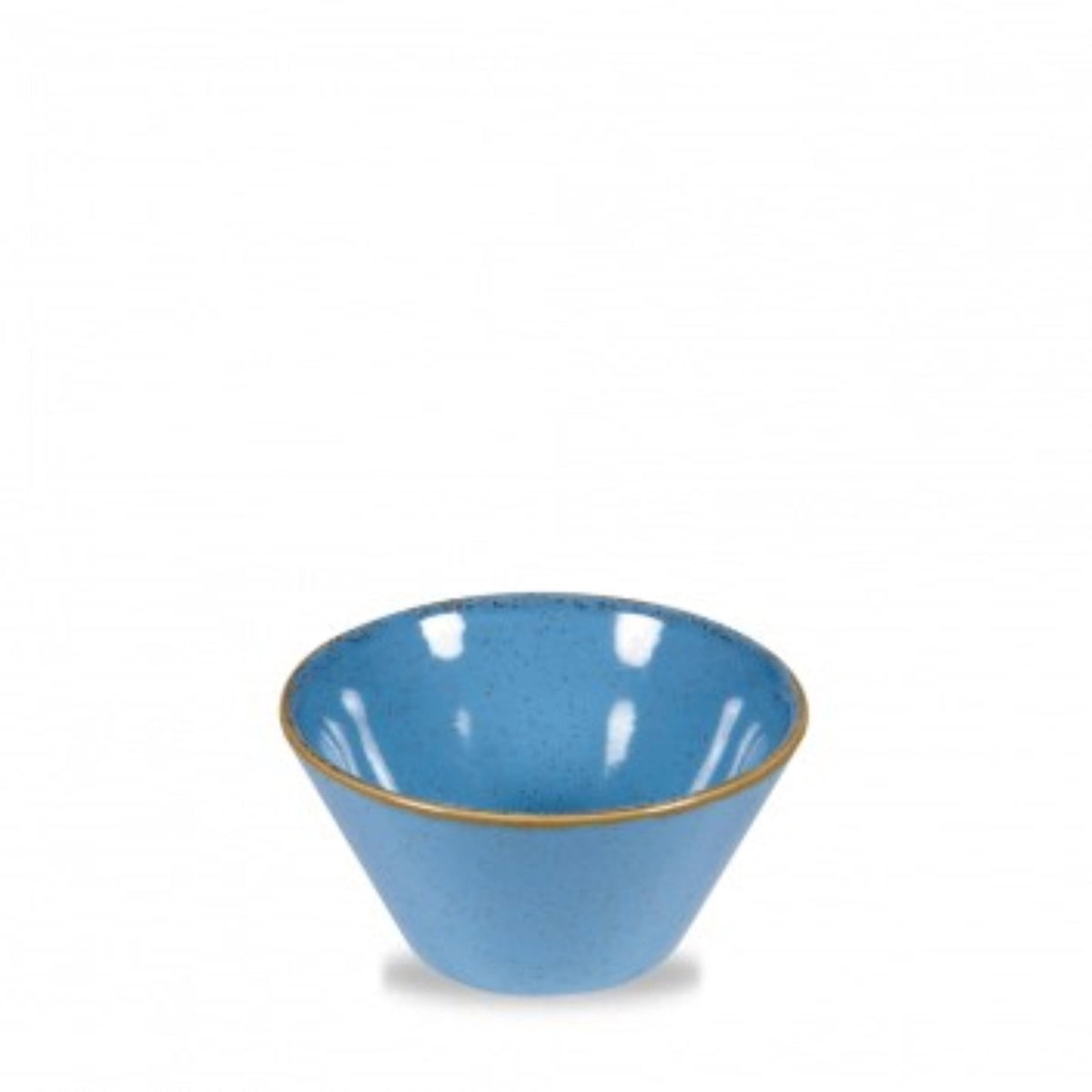 Stonecast Cornflower Blue Schale H6.5, D9.8cm 34cl in Blau präsentiert im Onlineshop von KAQTU Design AG. Schale ist von Churchill