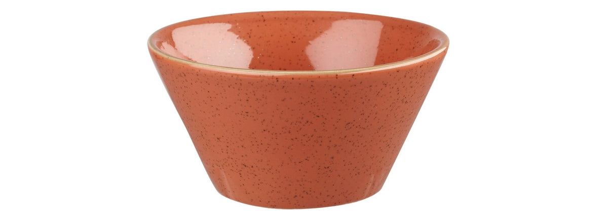 Stonecast Spiced Orange Schale 34cl, D12.1cm H6.5cm in Orange präsentiert im Onlineshop von KAQTU Design AG. Schale ist von Churchill
