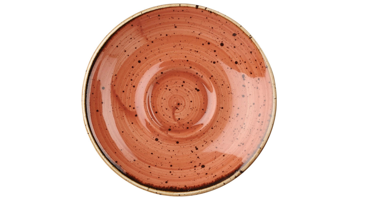 Stonecast Spiced Orange Espresso Untere 11.8cm in Orange präsentiert im Onlineshop von KAQTU Design AG. Espressotassen ist von Churchill
