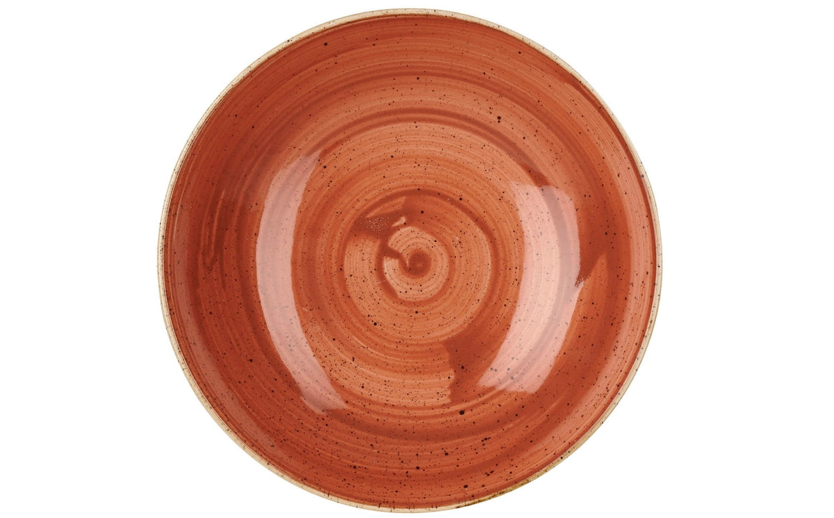 Stonecast Spiced Orange Coupe Teller tief 24.8cm in Orange präsentiert im Onlineshop von KAQTU Design AG. Teller ist von Churchill