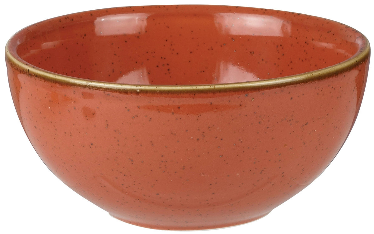 Stonecast Spiced Orange Schale 18.3cm, 107.5cl in Orange präsentiert im Onlineshop von KAQTU Design AG. Schale ist von Churchill