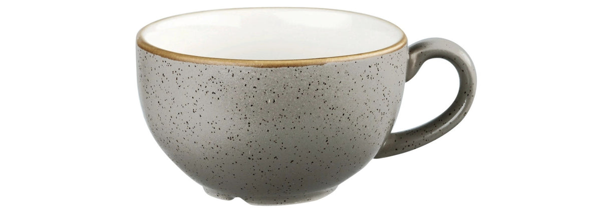 Stonecast Peppercorn Grey Tasse 22.7cl in Silber präsentiert im Onlineshop von KAQTU Design AG. Tasse ist von Churchill