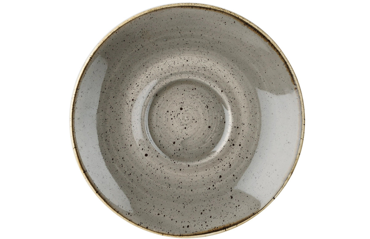 Stonecast Peppercorn Grey Tassen Untere 15.6cm in Silber präsentiert im Onlineshop von KAQTU Design AG. Tasse ist von Churchill