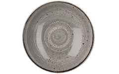 Stonecast Peppercorn Grey Coupe Teller tief 24.8cm