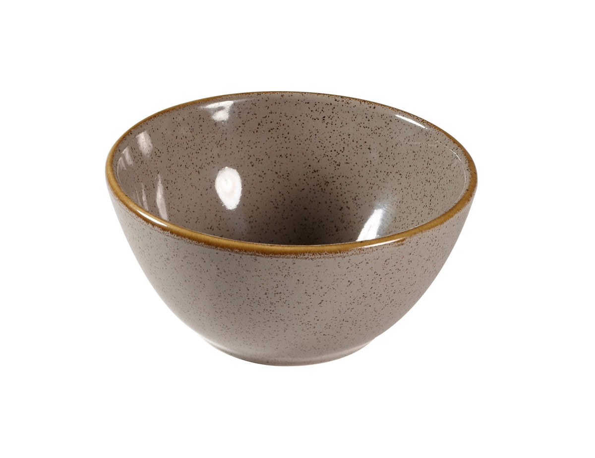 Stonecast Peppercorn Grey Schale hoch 13cm, 40cl in Silber präsentiert im Onlineshop von KAQTU Design AG. Schale ist von Churchill