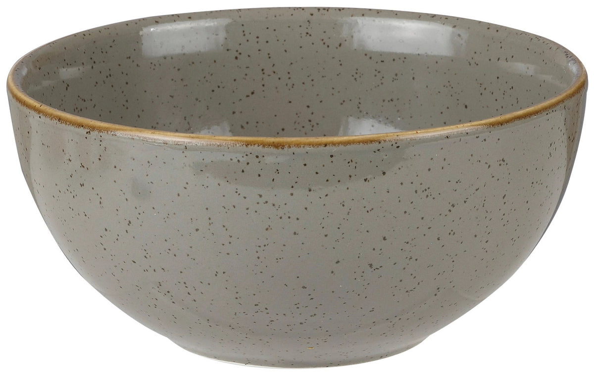 Stonecast Peppercorn Grey Schale 18.3cm H: 8cm 107.5cl in Silber präsentiert im Onlineshop von KAQTU Design AG. Schale ist von Churchill