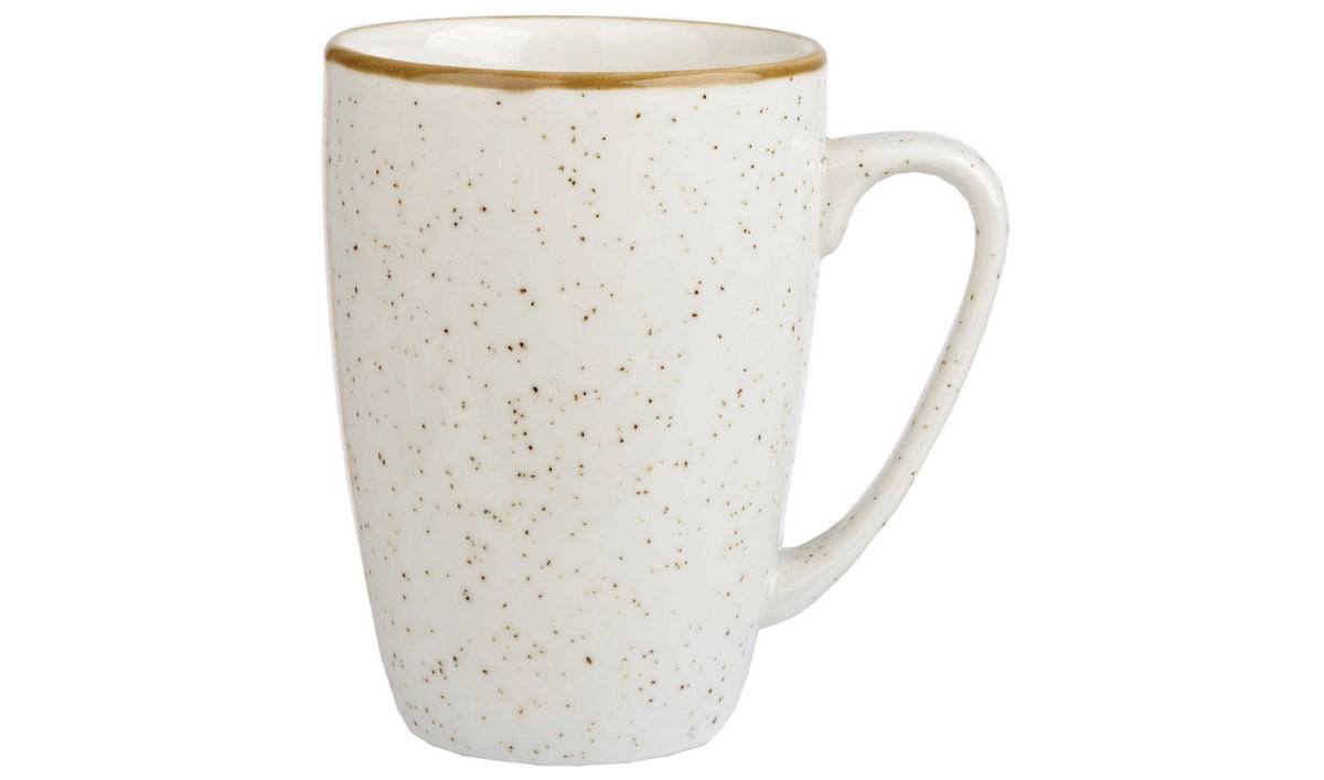 Stonecast Barley White Becher mit Henkel 34cl in Weiss präsentiert im Onlineshop von KAQTU Design AG. Tasse ist von Churchill