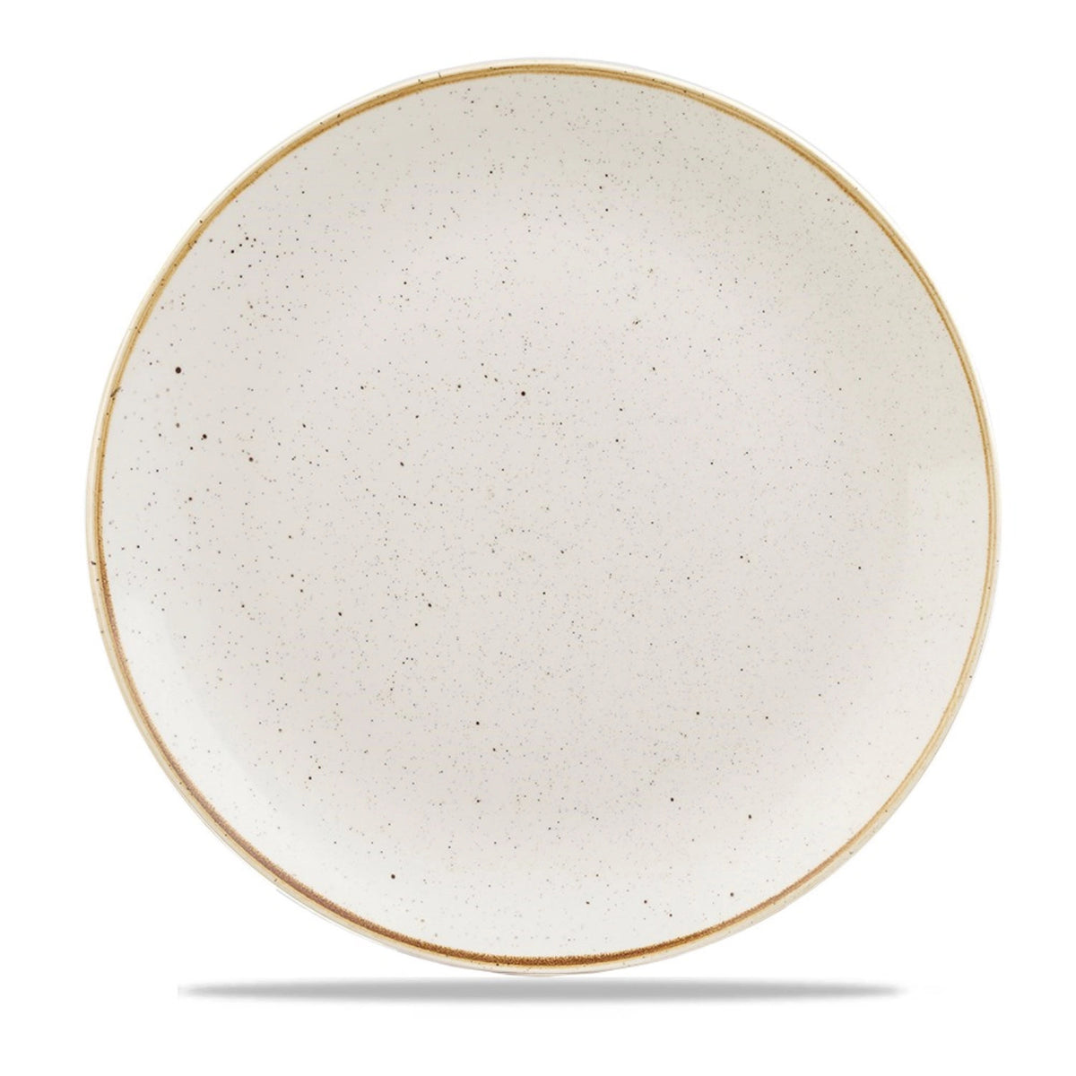 Stonecast Barley White Coupe Teller flach 28.8cm in Weiss präsentiert im Onlineshop von KAQTU Design AG. Teller ist von Churchill
