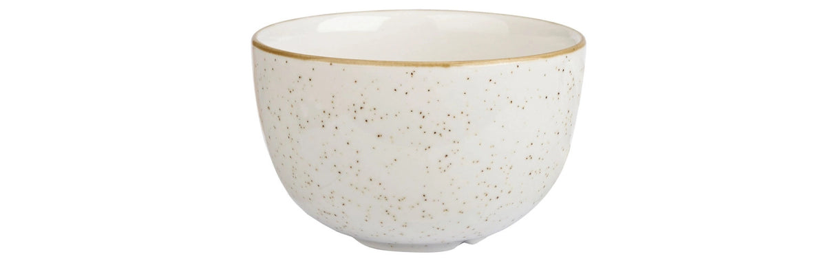 Stonecast Barley White Zuckerschale 22.7cl in Weiss präsentiert im Onlineshop von KAQTU Design AG. Geschirr ist von Churchill