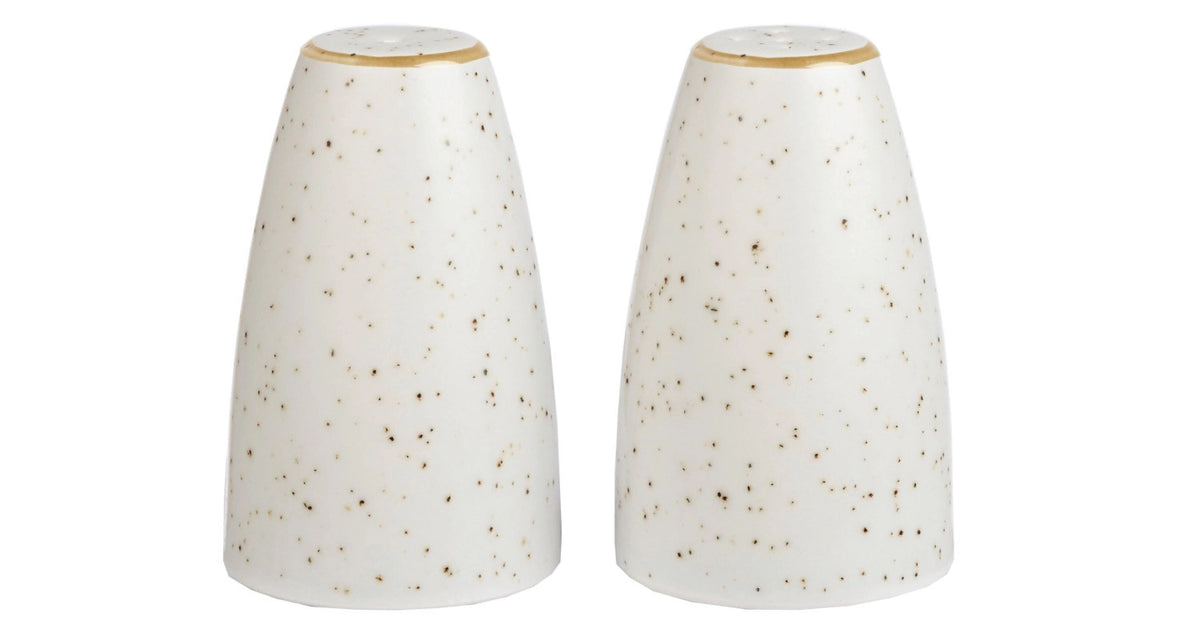Stonecast Barley White Salzstreuer 7cm in Weiss präsentiert im Onlineshop von KAQTU Design AG. Salz & Pfeffer ist von Churchill