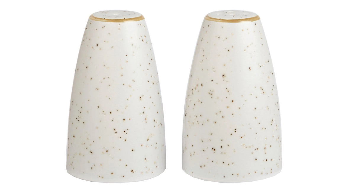 Stonecast Barley White Pfefferstreuer 7cm in Weiss präsentiert im Onlineshop von KAQTU Design AG. Salz & Pfeffer ist von Churchill